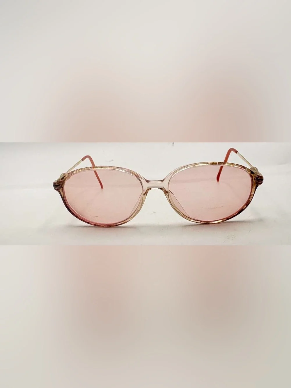Lawrence Eyewear Brown Translucent Oval Sunglasses Frames Only